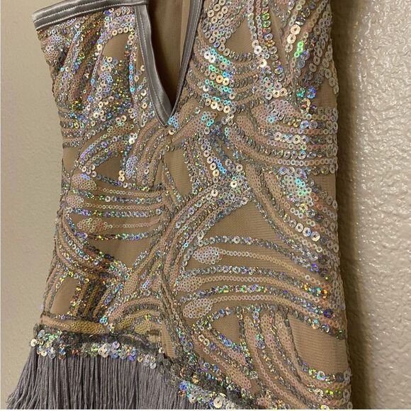 Weissman dance costume BIG GIRLS DONT CRY 10451
Silver flapper fringe LC child - Picture 3 of 9